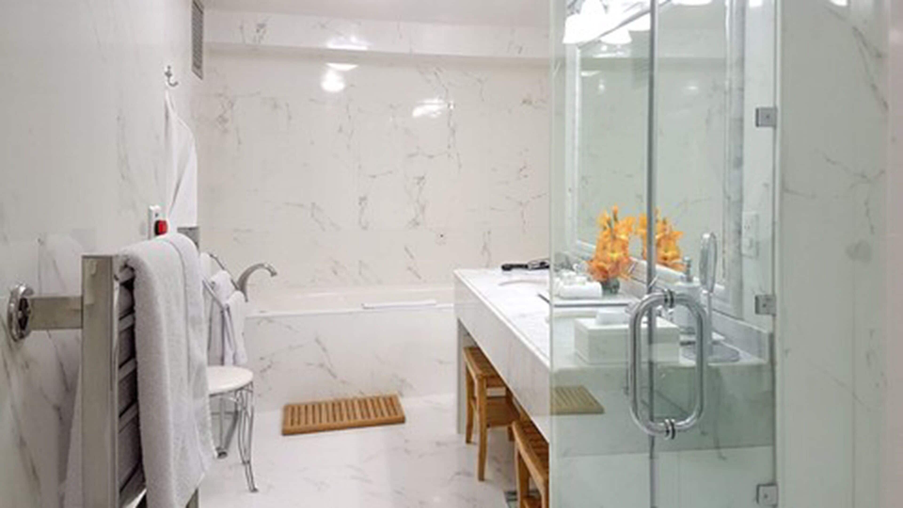 free toiletries, hair dryer, towels