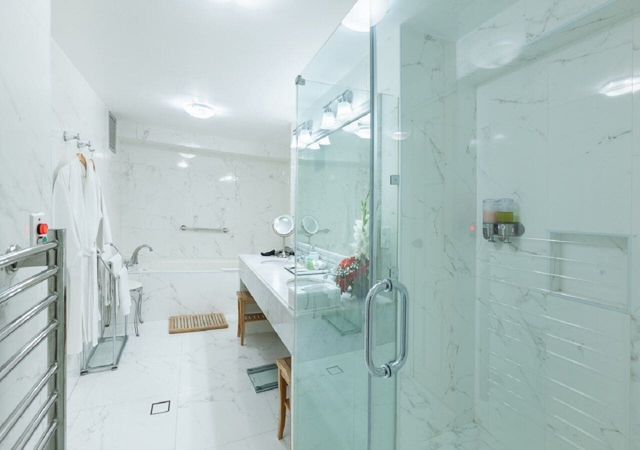 suite | bathroom | free toiletries, hair dryer, towels