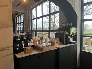 Daily buffet breakfast (EUR 17.50 per person)