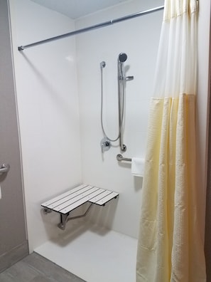 Combined shower/bathtub, free toiletries, hair dryer, towels - Quality Inn Emporia (Emporia)