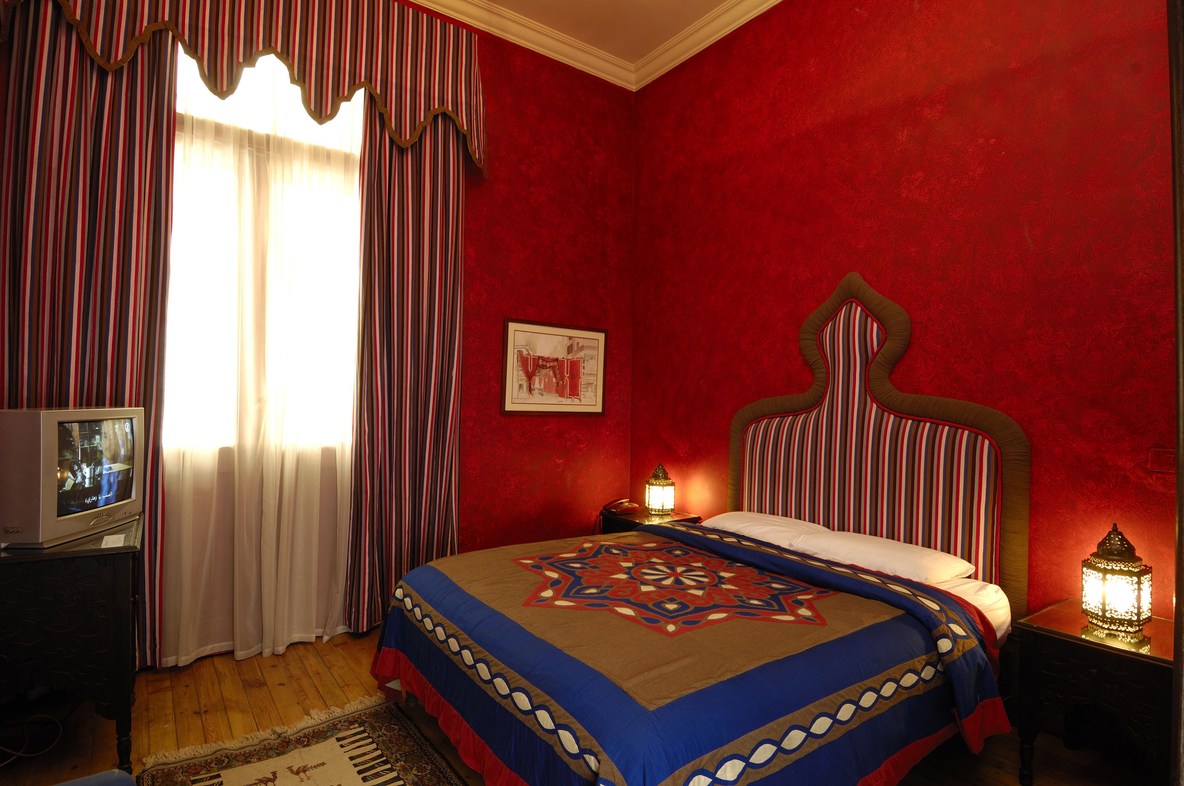 double room | premium bedding, desk, blackout curtains, free internet