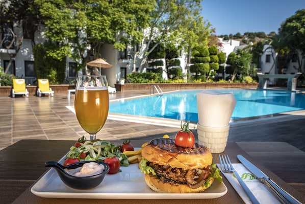 Poolside bar