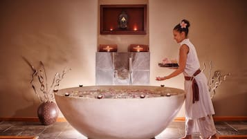 Sale per trattamenti di coppia, trattamenti per il corpo, aromaterapia