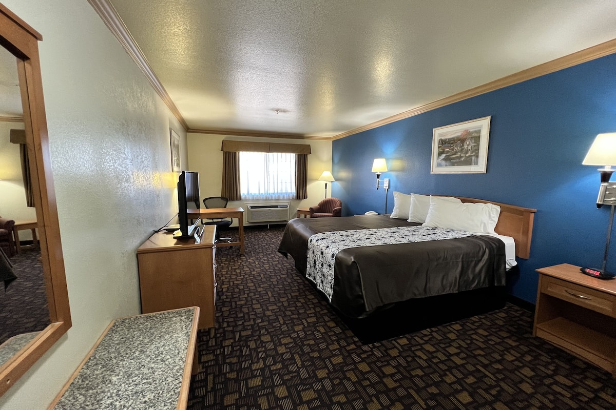 standard room, 1 king bed, non smoking | desk, iron/ironing board, free cots/infant beds, rollaway beds