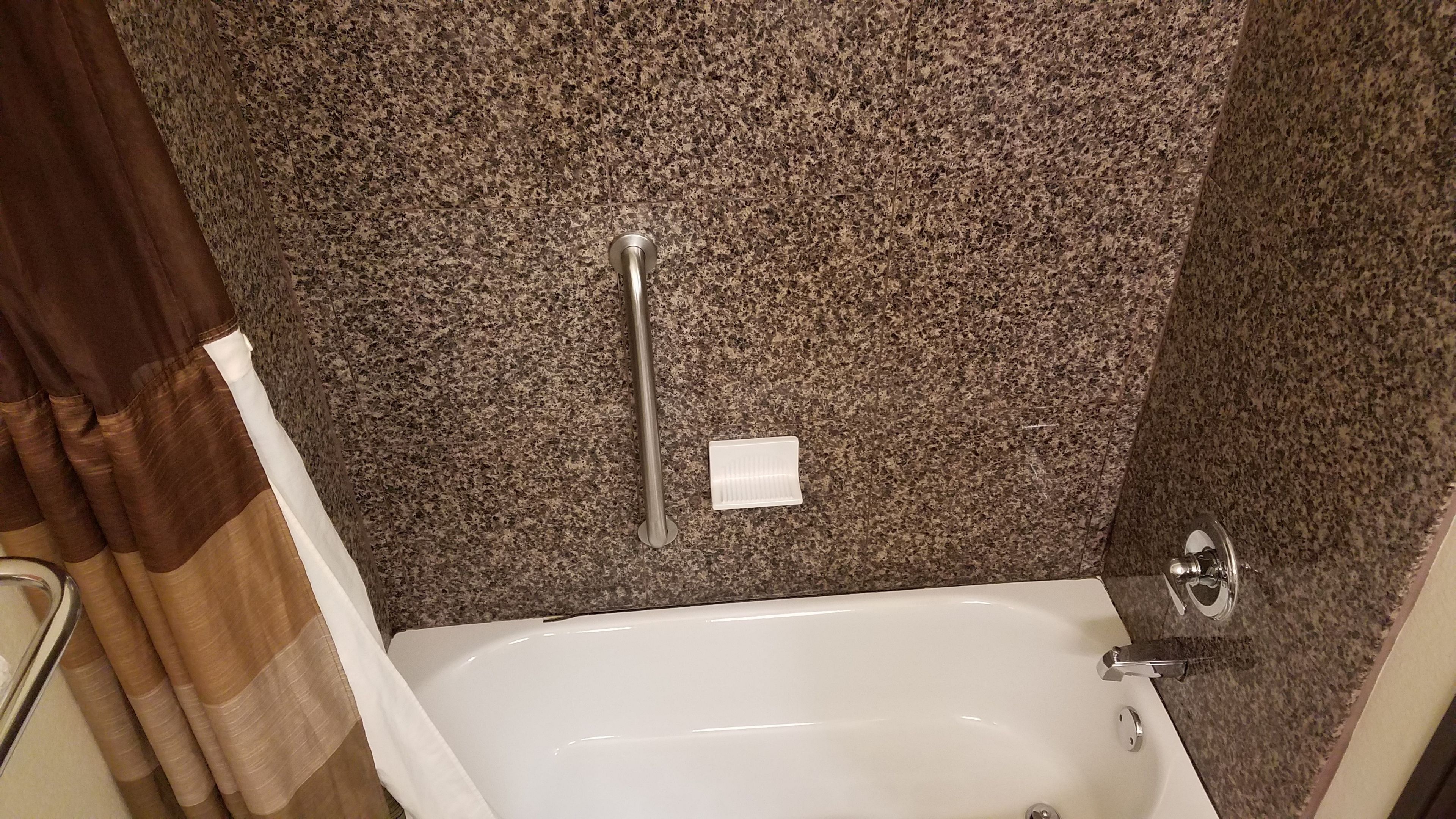 standard room, 1 king bed, non smoking | bathroom shower