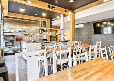 Shared fridge, microwave