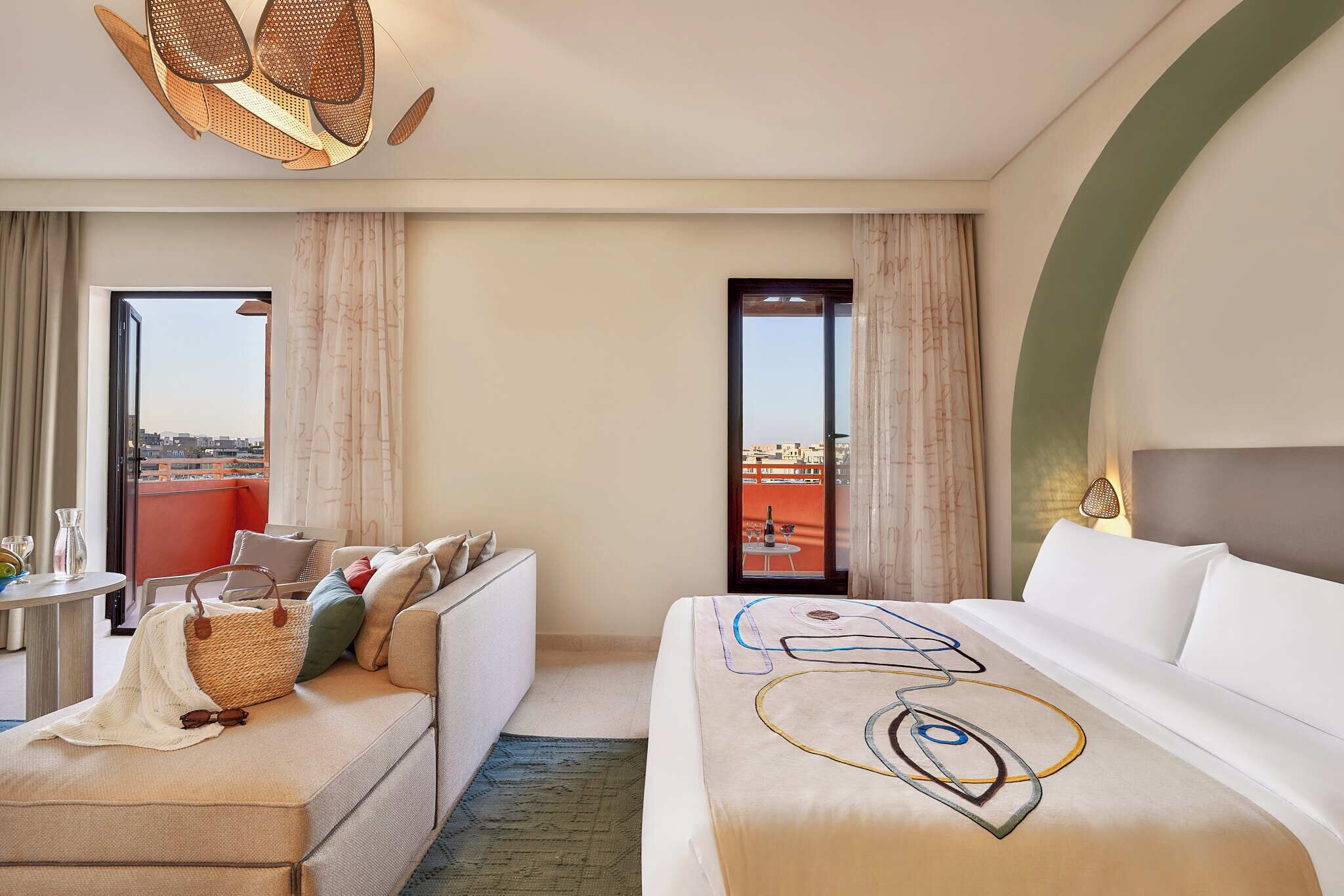 Junior Suite, Marina View | Minibar, in-room safe, desk, free WiFi