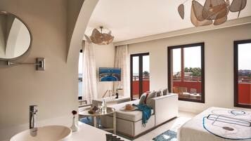 Suite, Ocean View | Living area