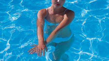 Indoor pool, outdoor pool