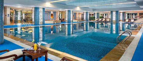Indoor pool, outdoor pool
