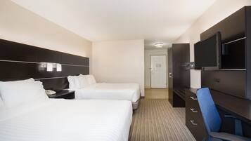 Standard Room, 2 Queen Beds, Accessible (Mobility, Accessible Tub) | Desk, blackout drapes, iron/ironing board, free cribs/infant beds