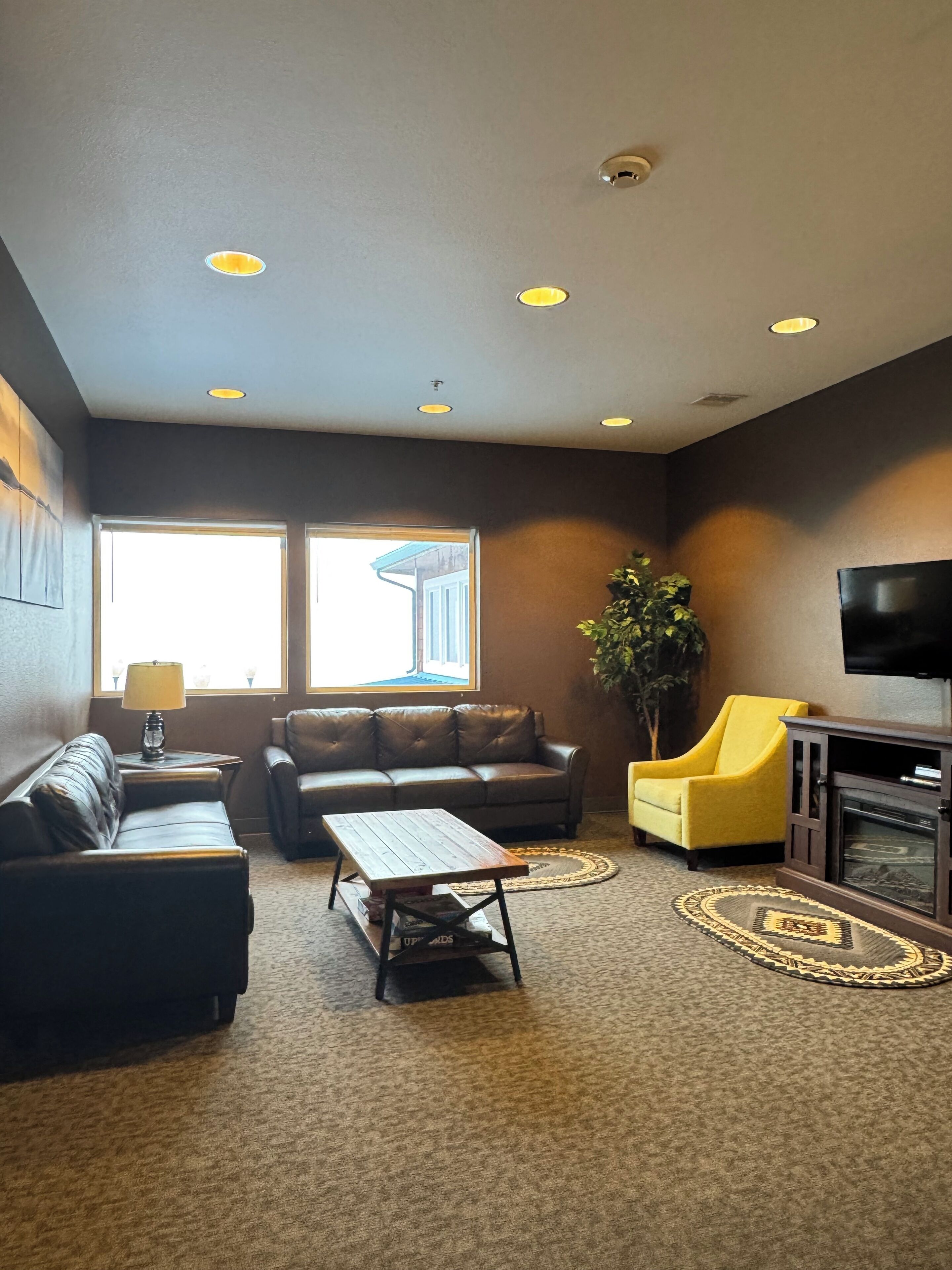 Lobby sitting area