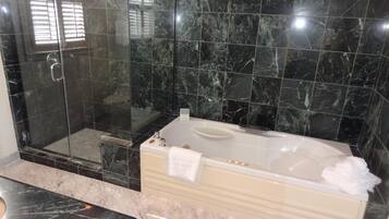 Free toiletries, hair dryer, towels