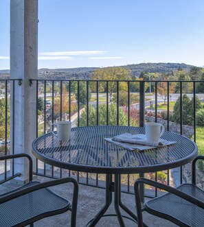 Blick vom Balkon