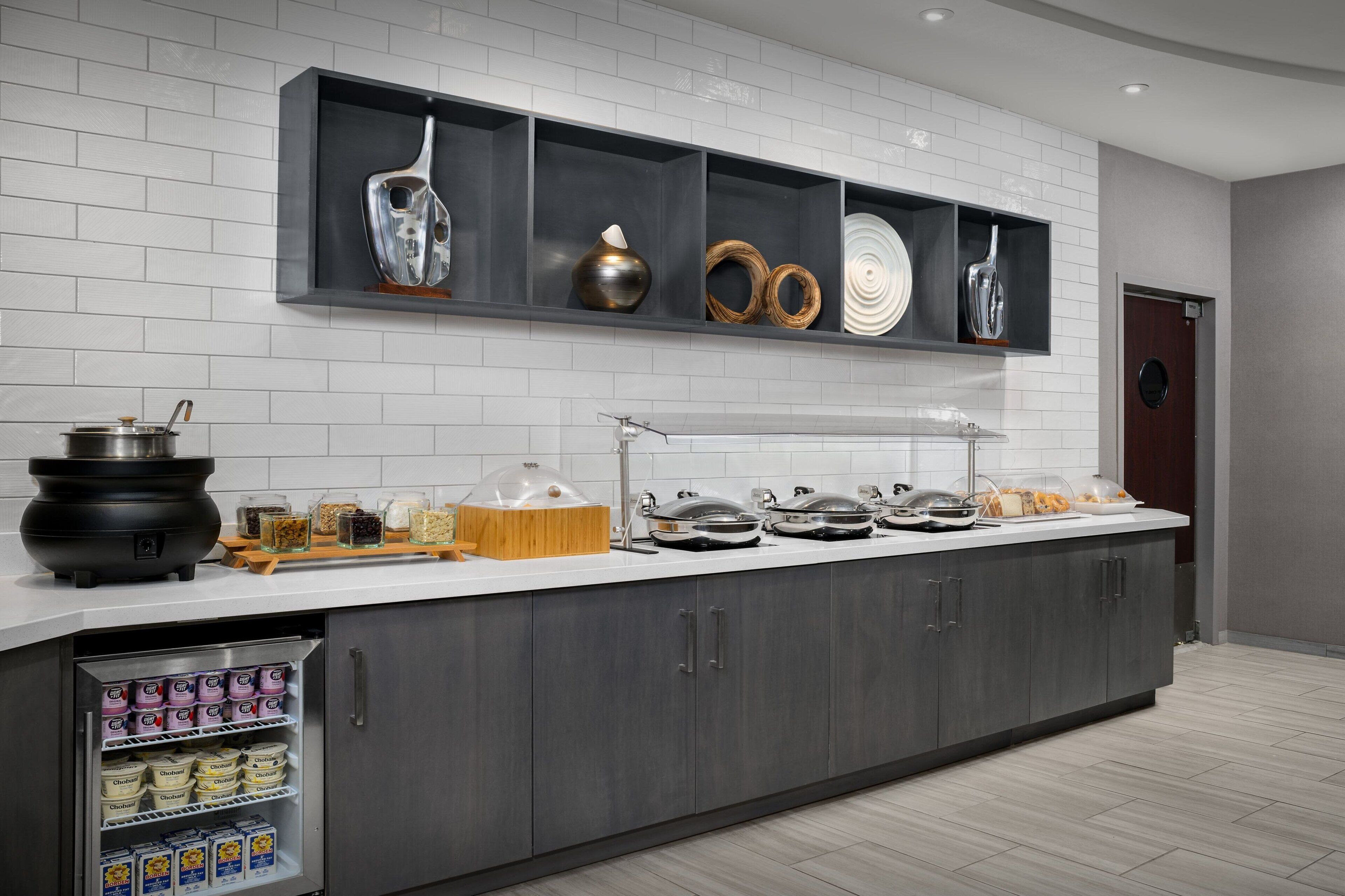 free daily self-service breakfast