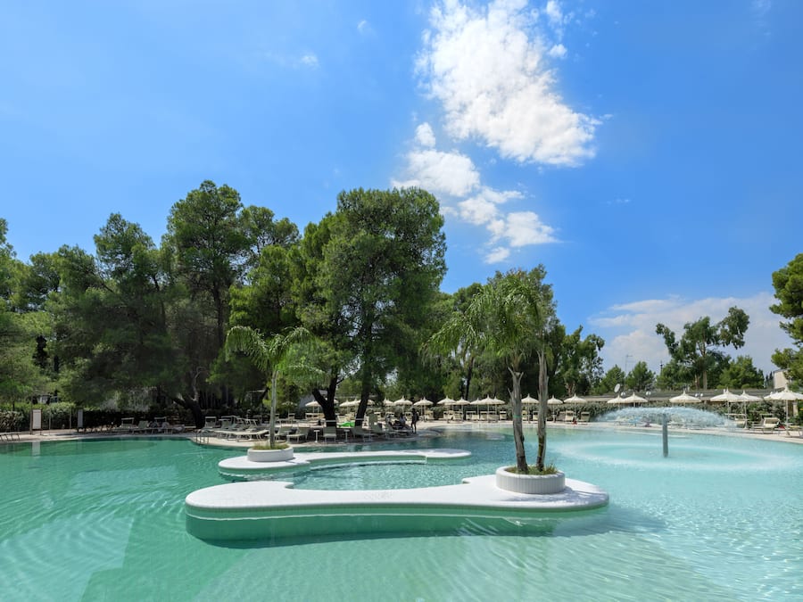 Indoor pool, seasonal outdoor pool, pool umbrellas, sun loungers