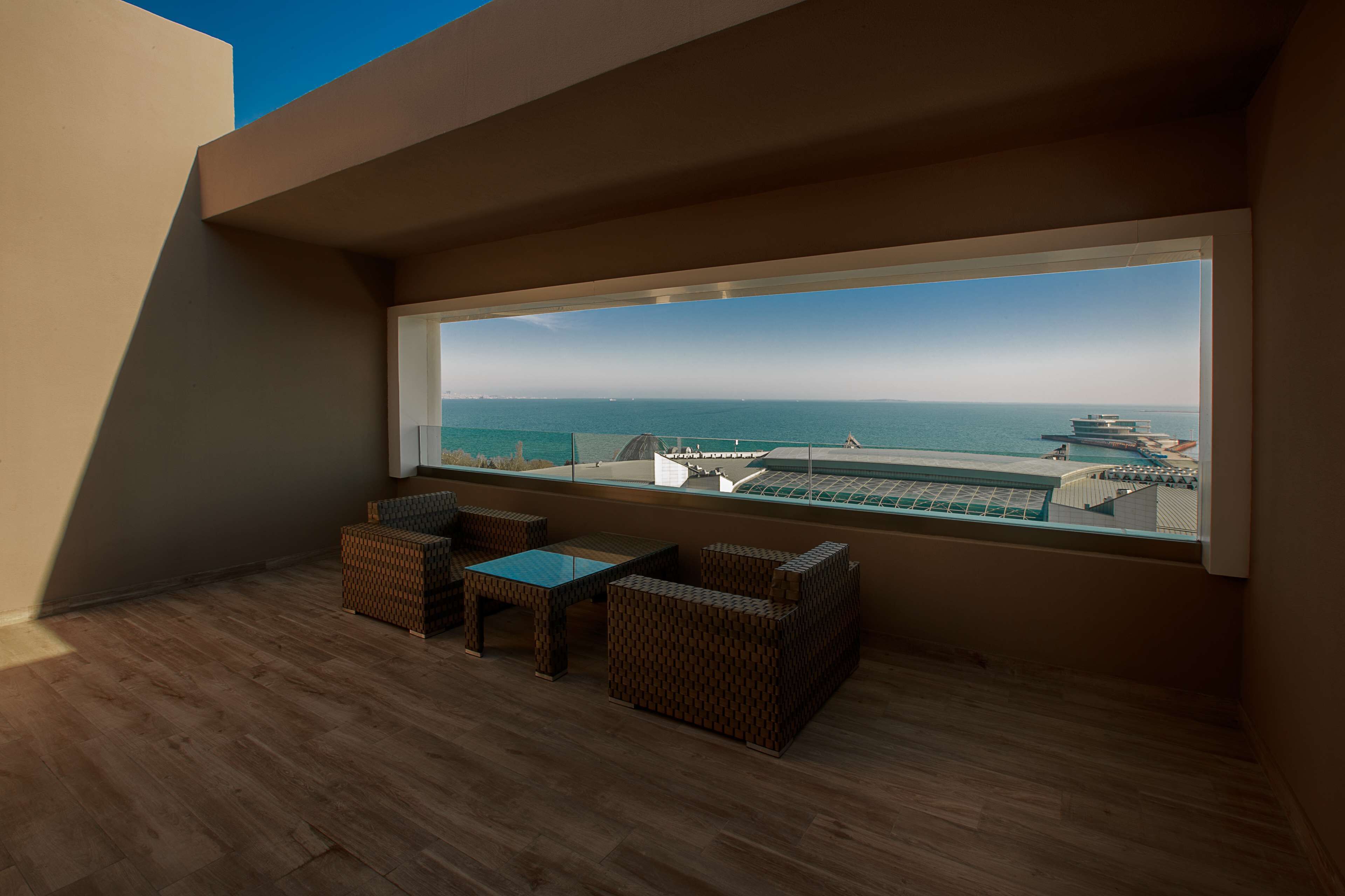 studio, terrace, sea view (caspian) | 1 bedroom, in-room safe, desk, laptop workspace