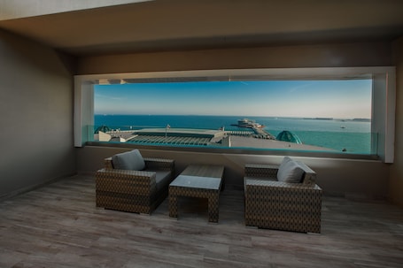 View from room. Radisson Hotel Baku