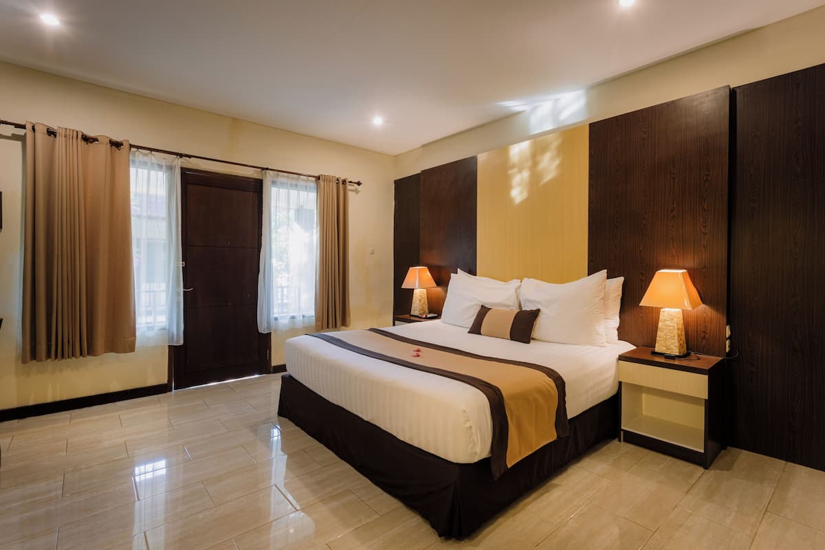 标准双人房, 露台, 花园景观 (Garden Terrace Room) | 1 多间卧室、高档床上用品、迷你吧、客房内保险箱
