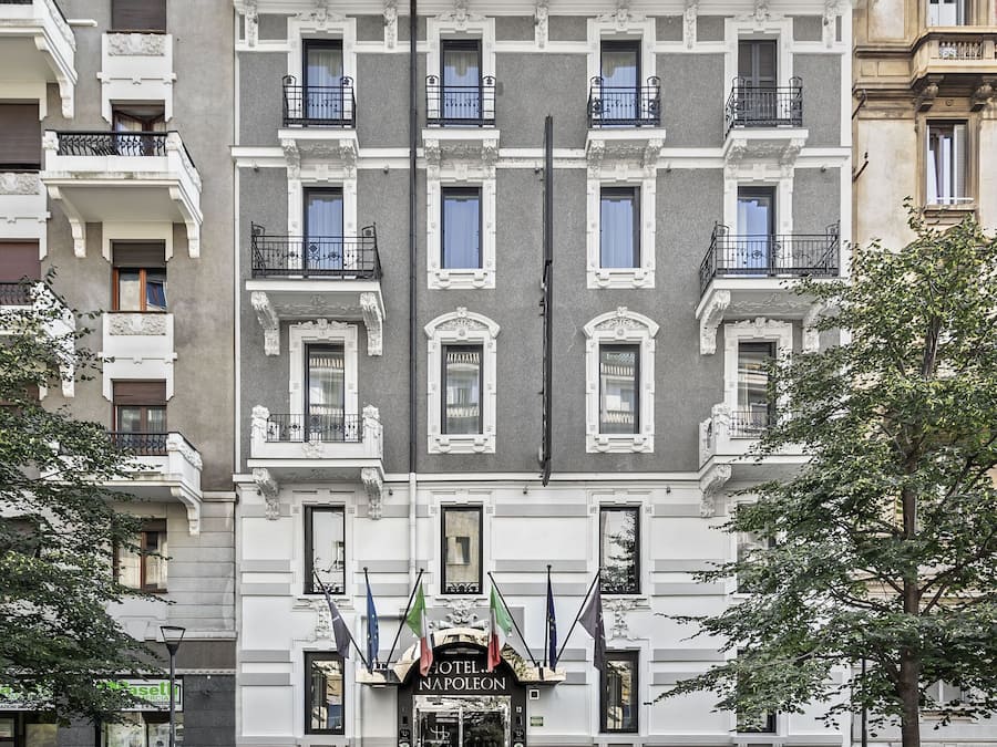 Voorkant van accommodatie