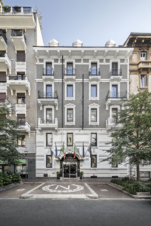 Façade de l’hébergement