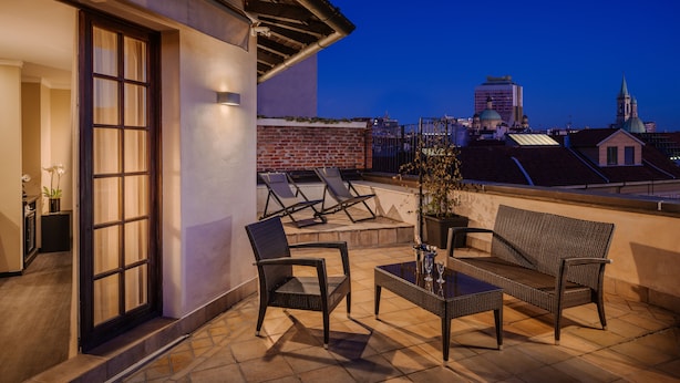 Suite Panorama, 1 kamar tidur | Teras/patio
