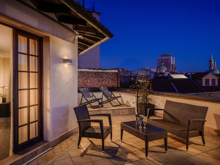 Suite Panoramique, 1 chambre | Terrasse/Patio