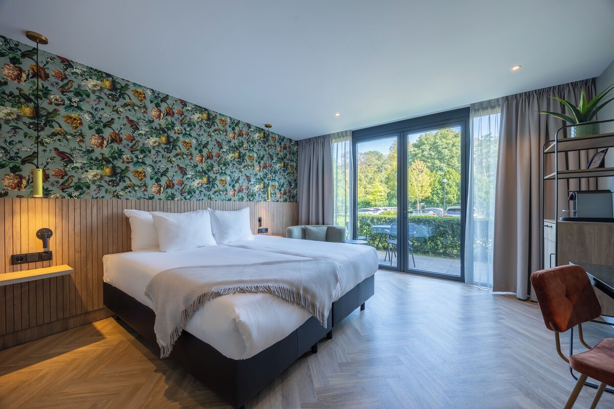 Chambre Confort avec lits jumeaux, terrasse