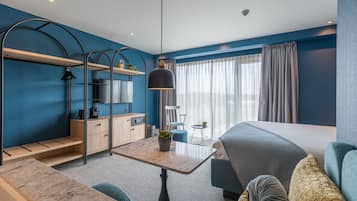 Habitación Deluxe doble | Caja fuerte, tabla de planchar con plancha, cunas (de pago)
