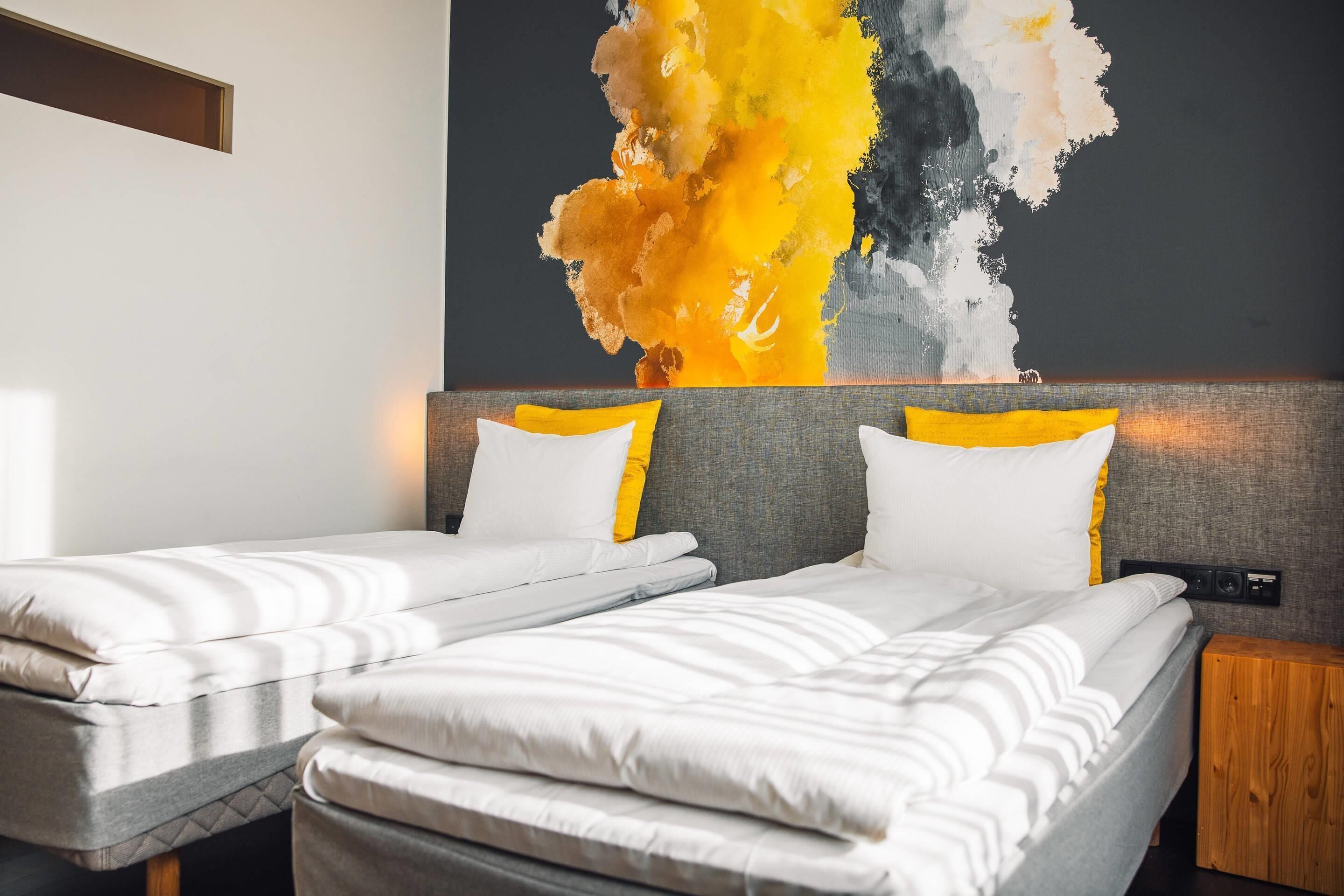 standard room, 2 single beds, non smoking | hypo-allergenic bedding, minibar, in-room safe, desk