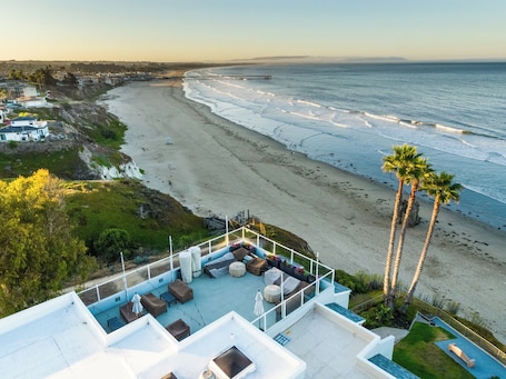 Terraza o patio. SeaCrest OceanFront Hotel