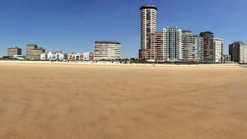 Vlak bij het strand