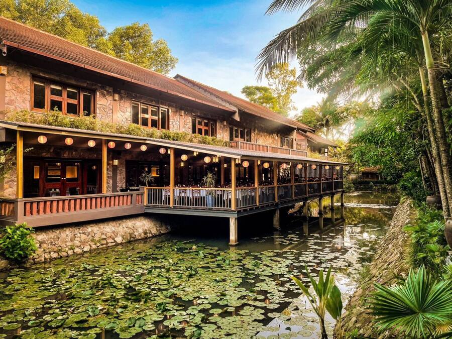 2 restauranter, frokost serveres