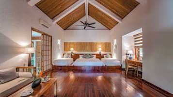Family Villa with Family Package | Minibar, in-room safe, desk, blackout drapes