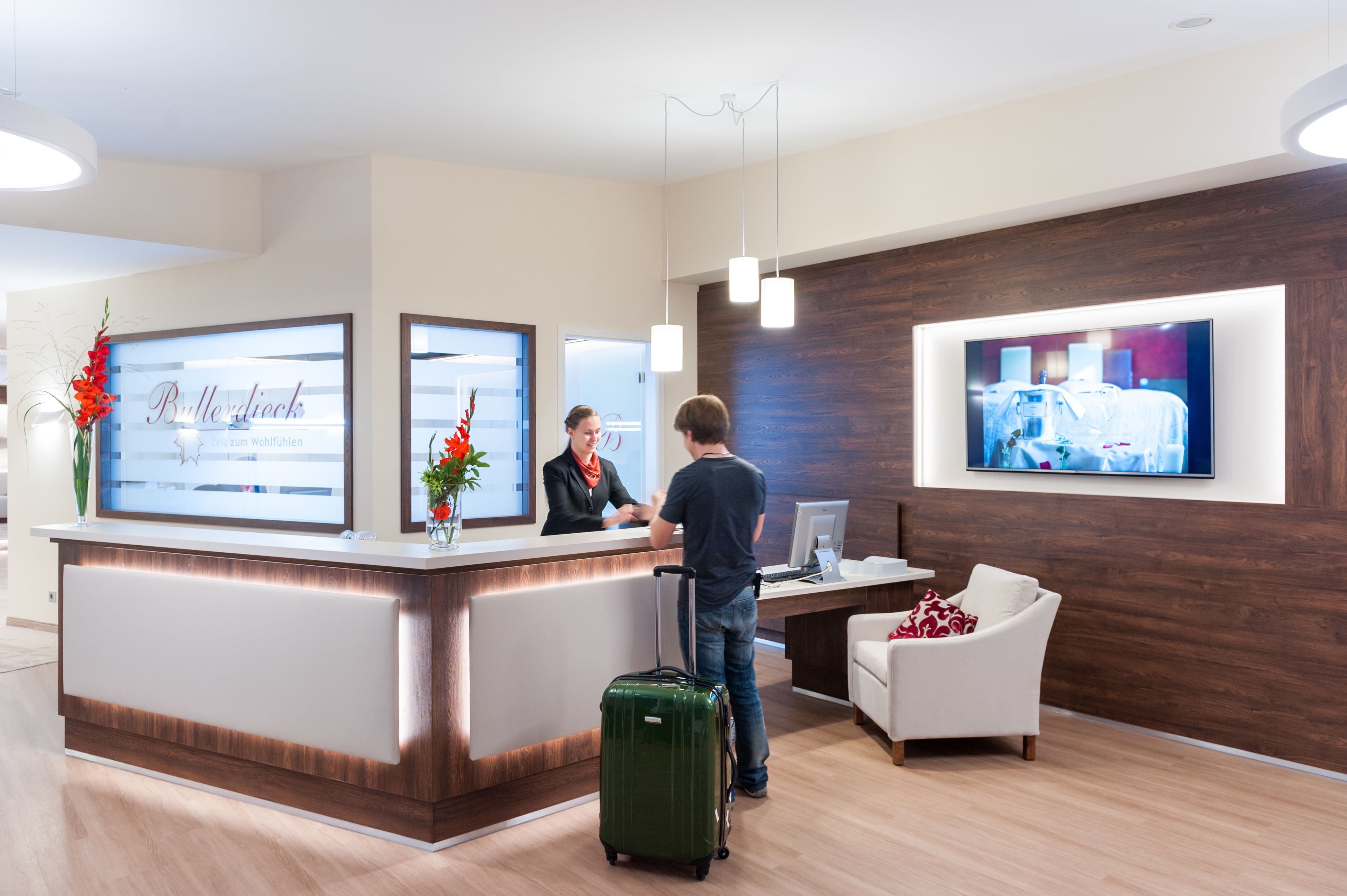 check-in/check-out kiosk