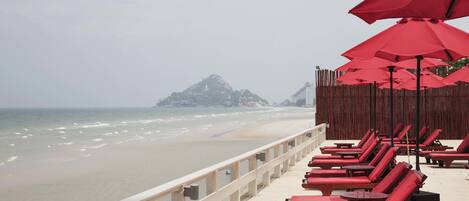 Privatstrand, Strandtücher