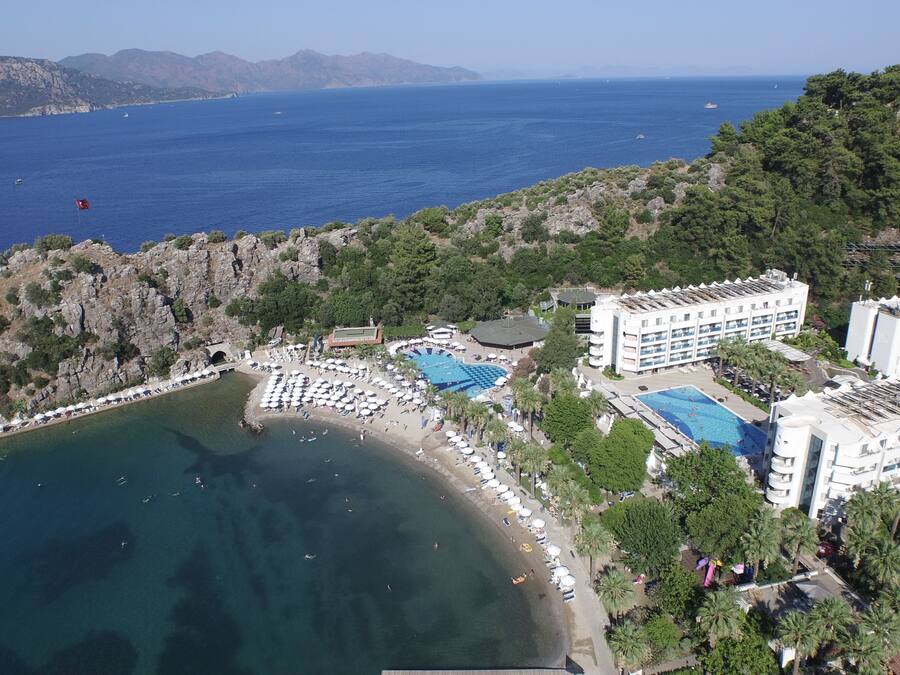 Uitzicht vanuit accommodatie