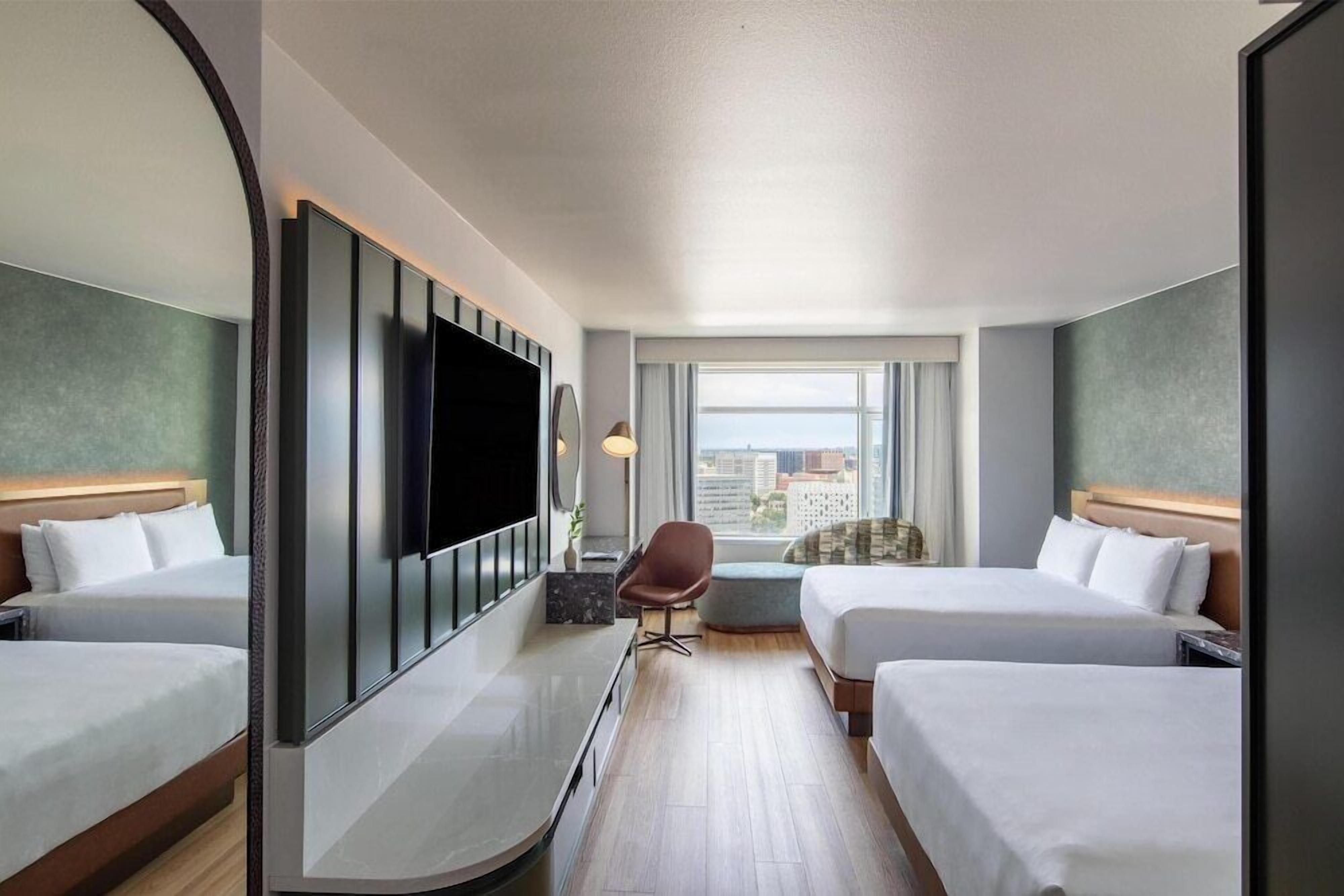 Premium bedding, pillowtop beds, in-room safe, desk