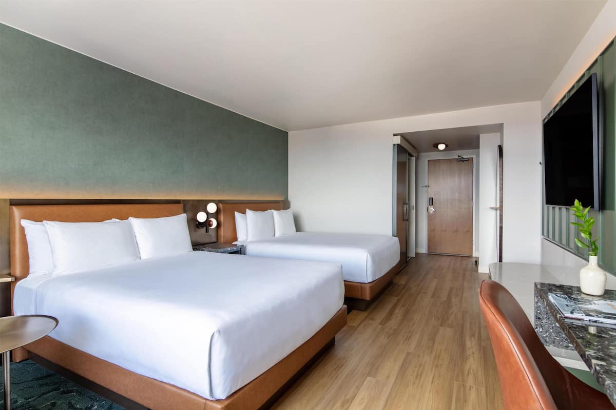 Premium bedding, pillow-top beds, in-room safe, desk