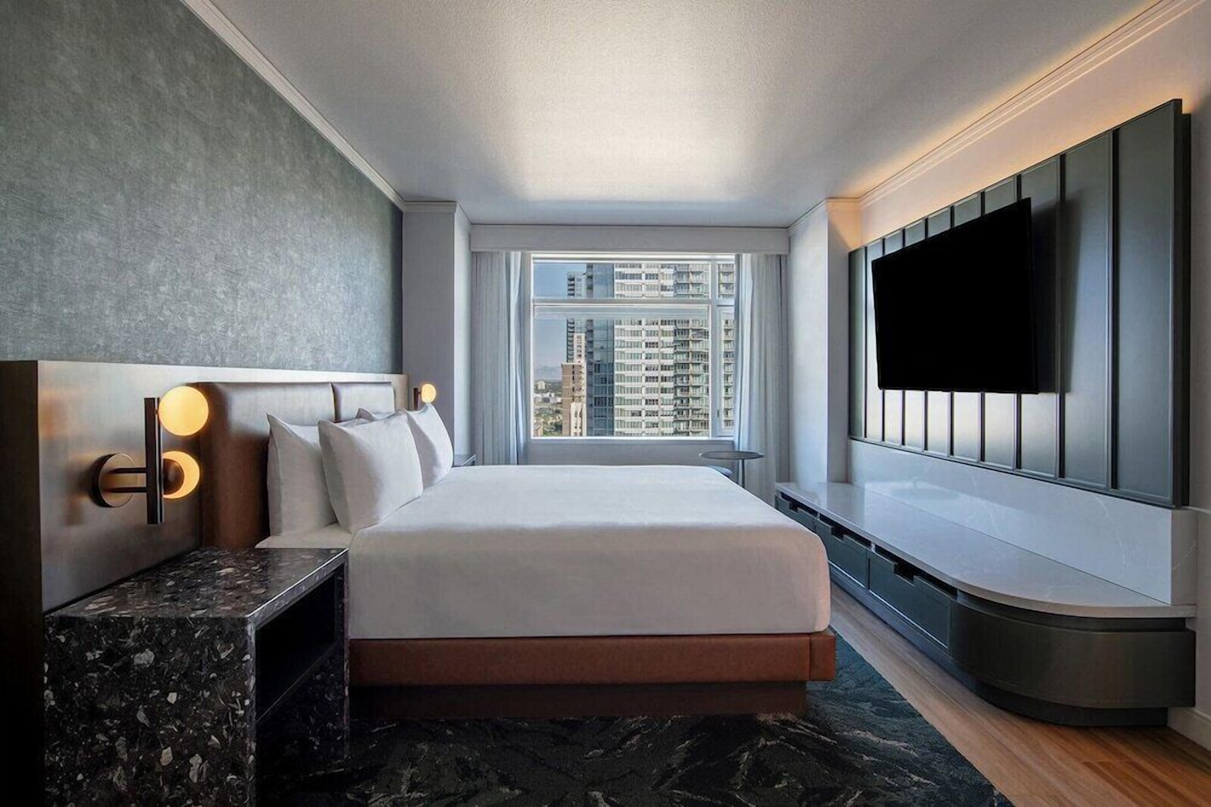 Premium bedding, pillowtop beds, in-room safe, desk