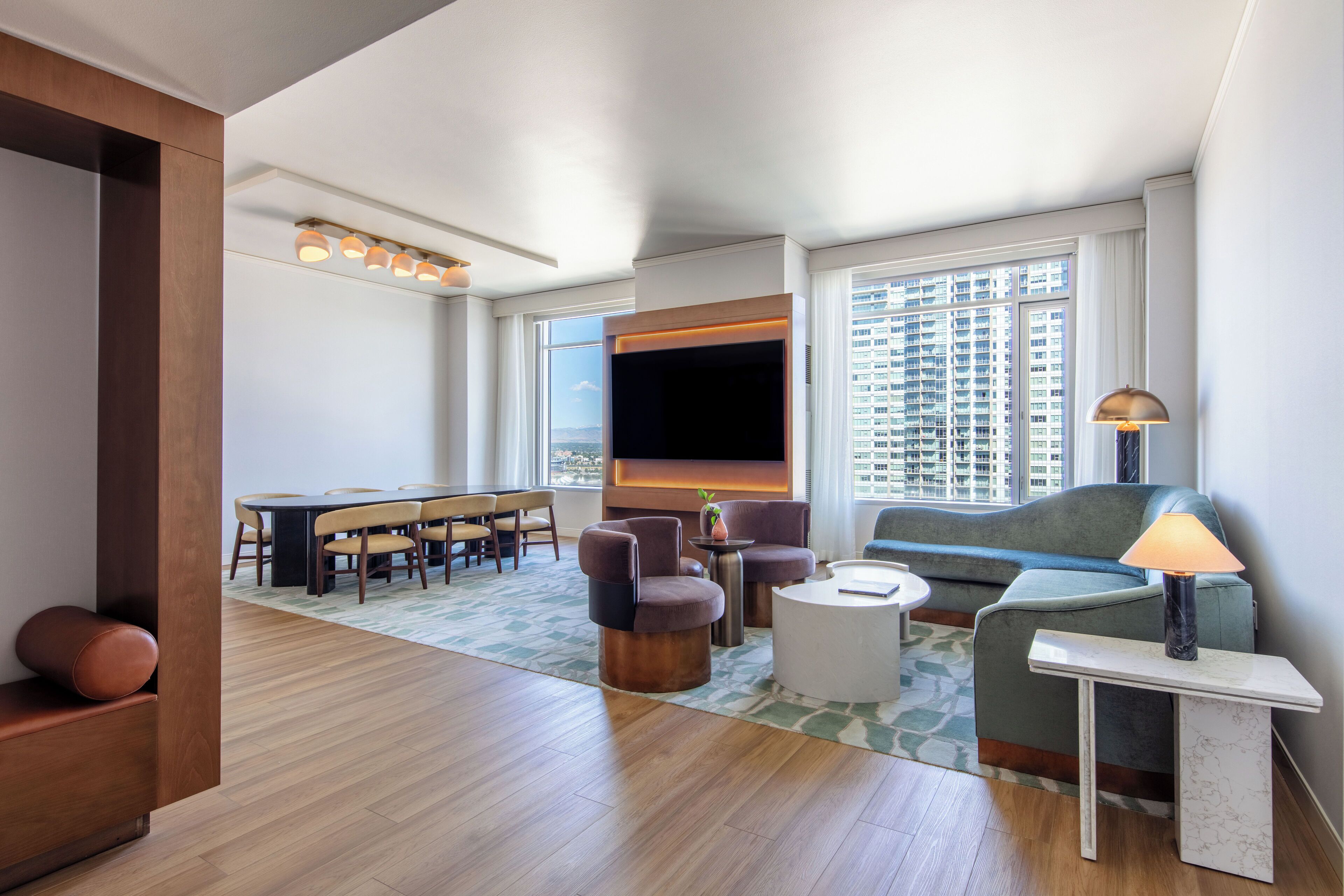 Blue Spruce Suite | Premium bedding, pillow-top beds, in-room safe, desk