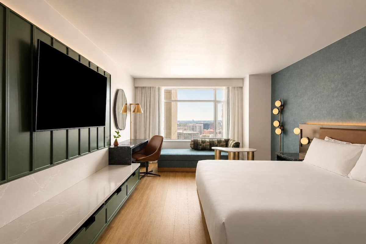 Premium bedding, pillow-top beds, in-room safe, desk