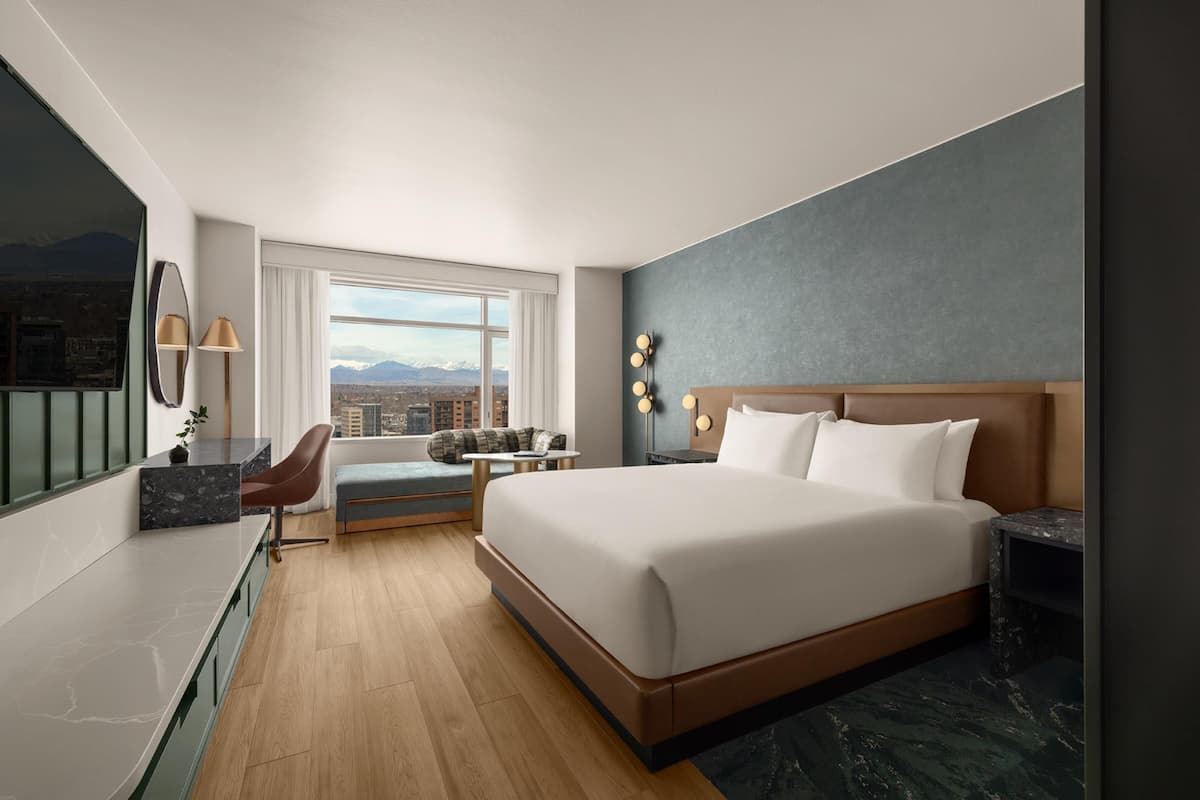 Habitación, 1 cama King size, vista a la montaña | Ropa de cama de alta calidad y camas con pillow-top