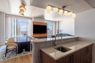 Blue Spruce Suite | Private kitchenette | Fridge, coffee/tea maker