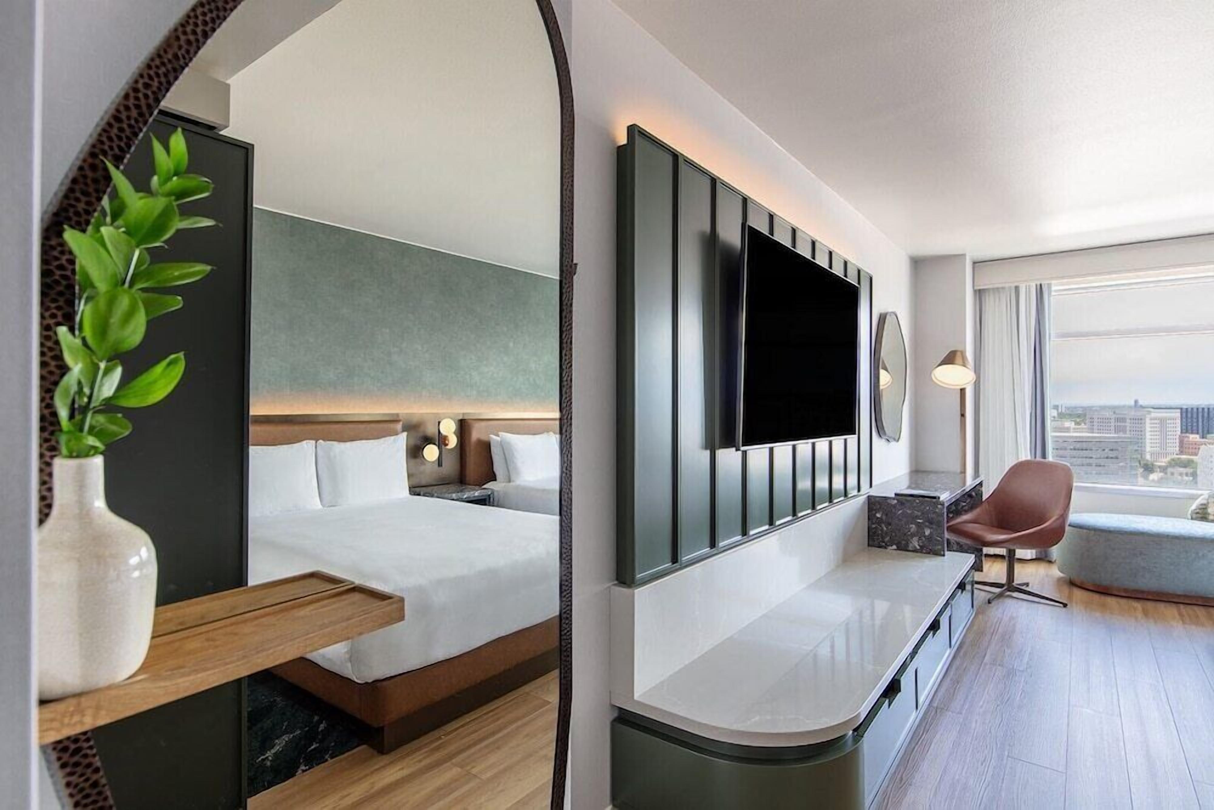Premium bedding, pillowtop beds, in-room safe, desk