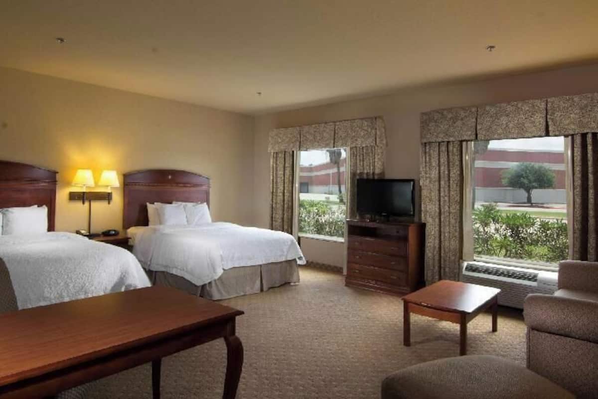 In-room safe, desk, iron/ironing board, free cribs/infant beds