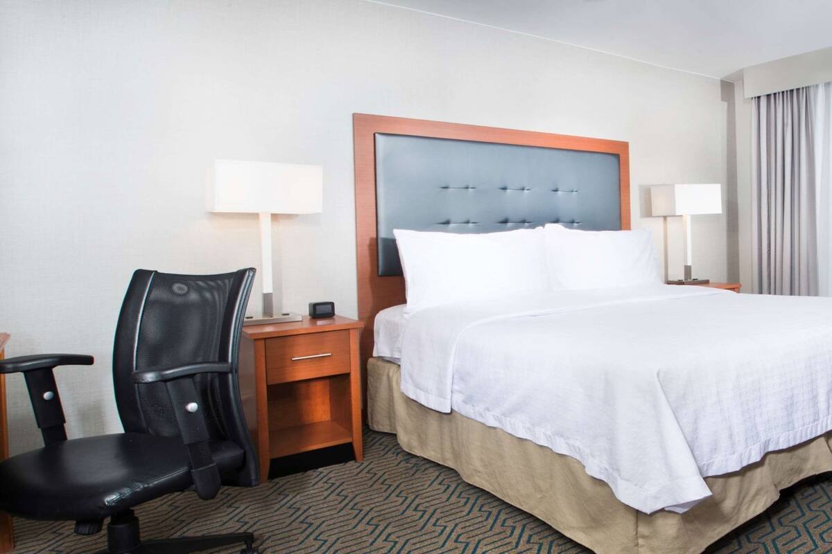 In-room safe, desk, iron/ironing board, free cribs/infant beds