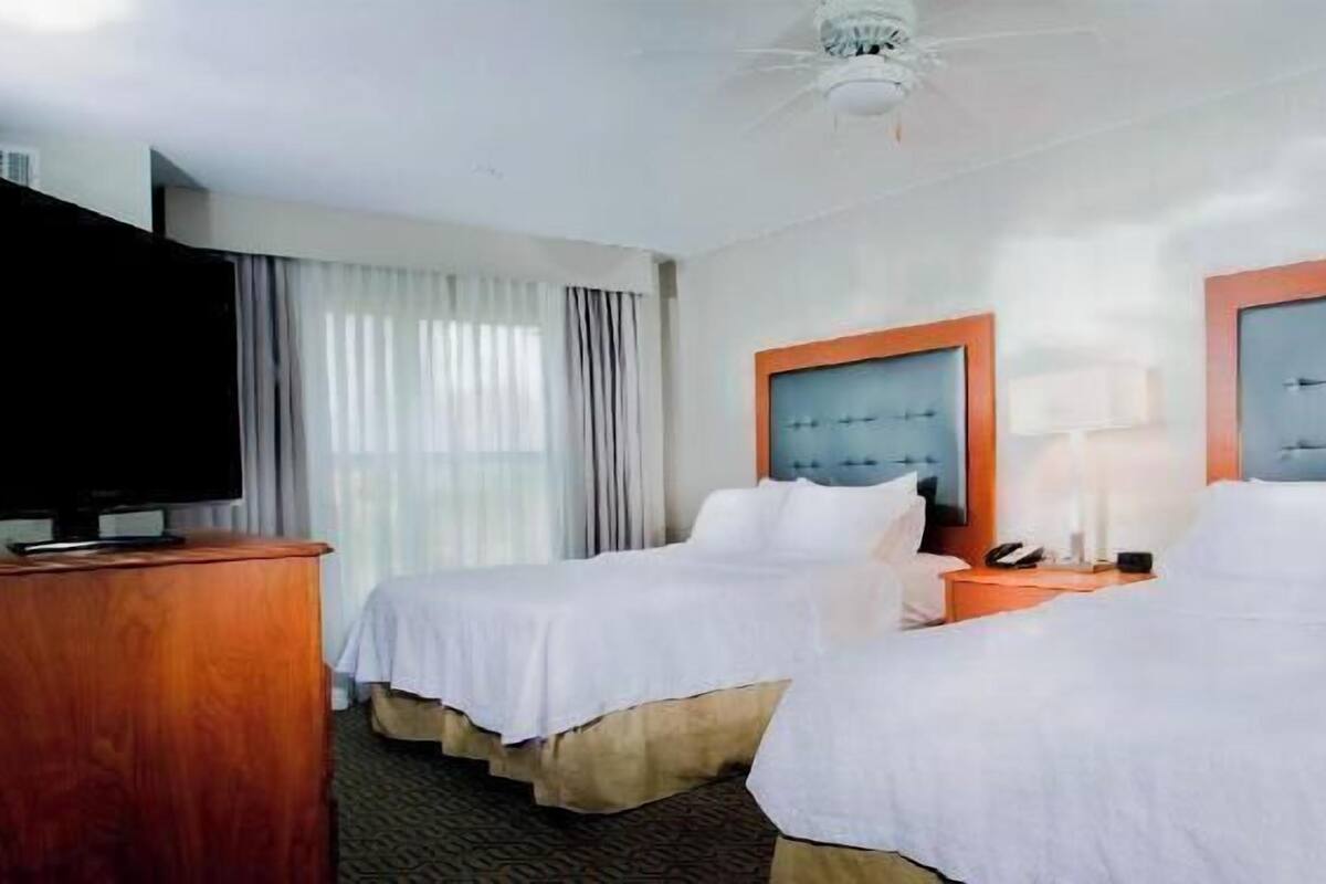 In-room safe, desk, iron/ironing board, free cribs/infant beds