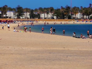 On the beach
