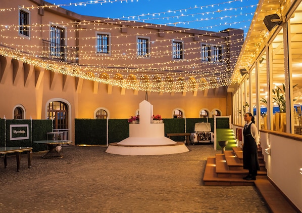 Área para banquetes al aire libre